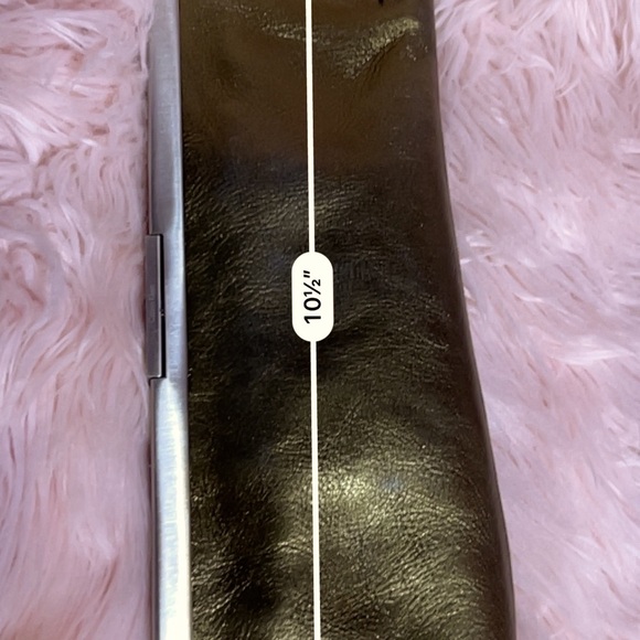 Calvin Klein Y2K Metallic Gold Clutch Handbag Retro Classic Party - Picture 5 of 6